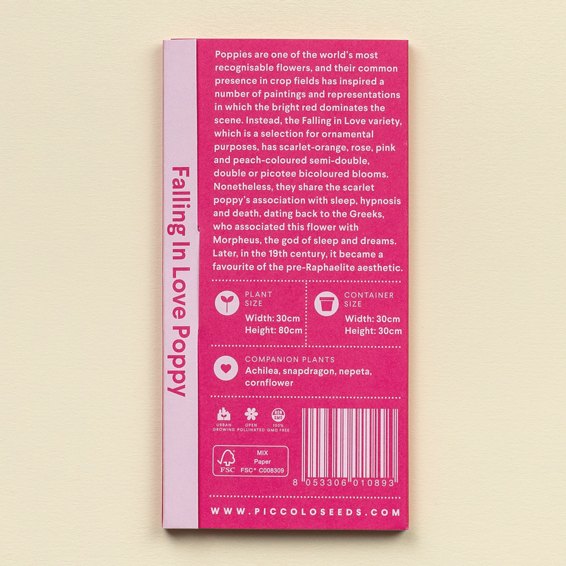 Seeds Poppy Falling in Love