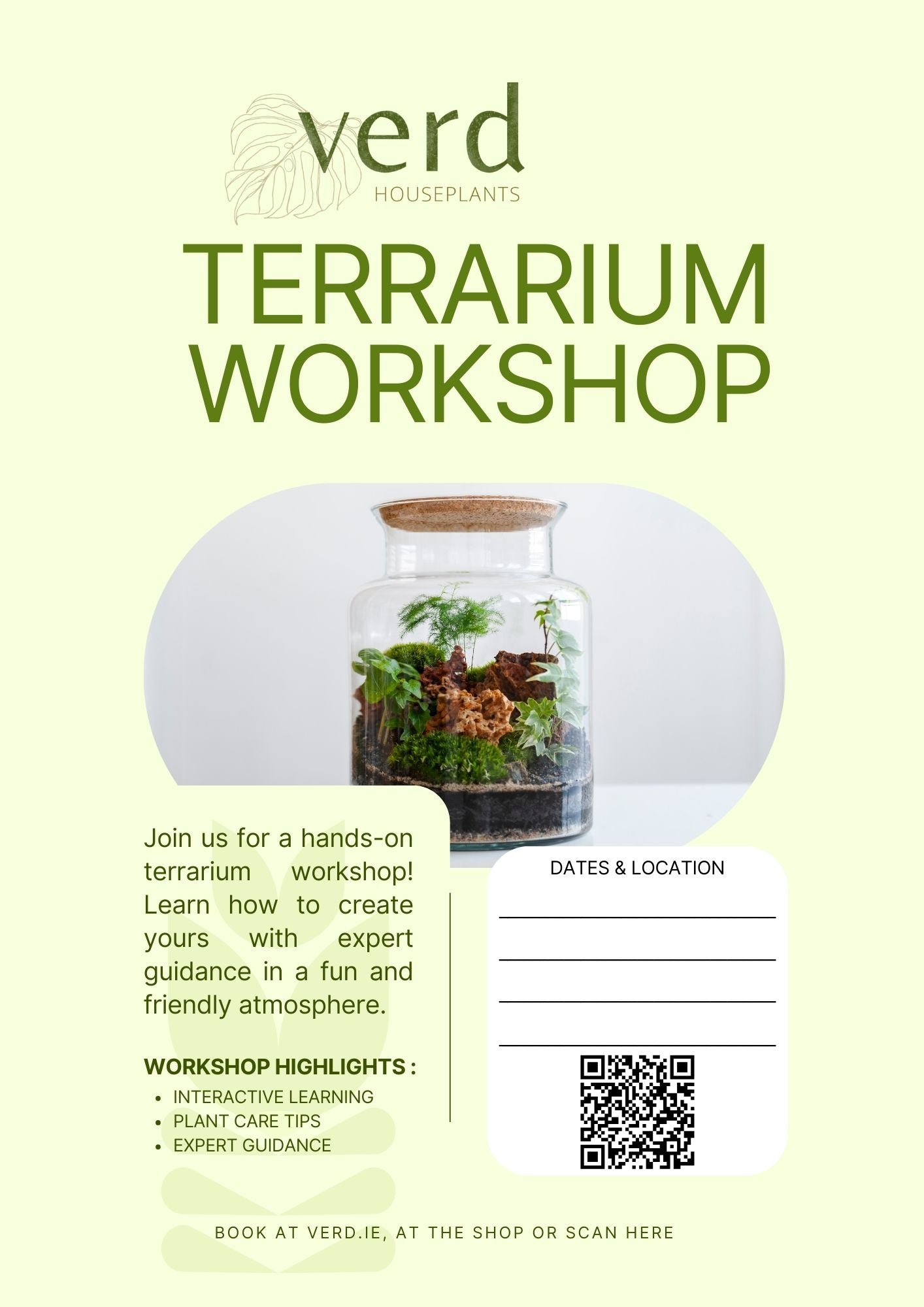 Terrarium Workshop