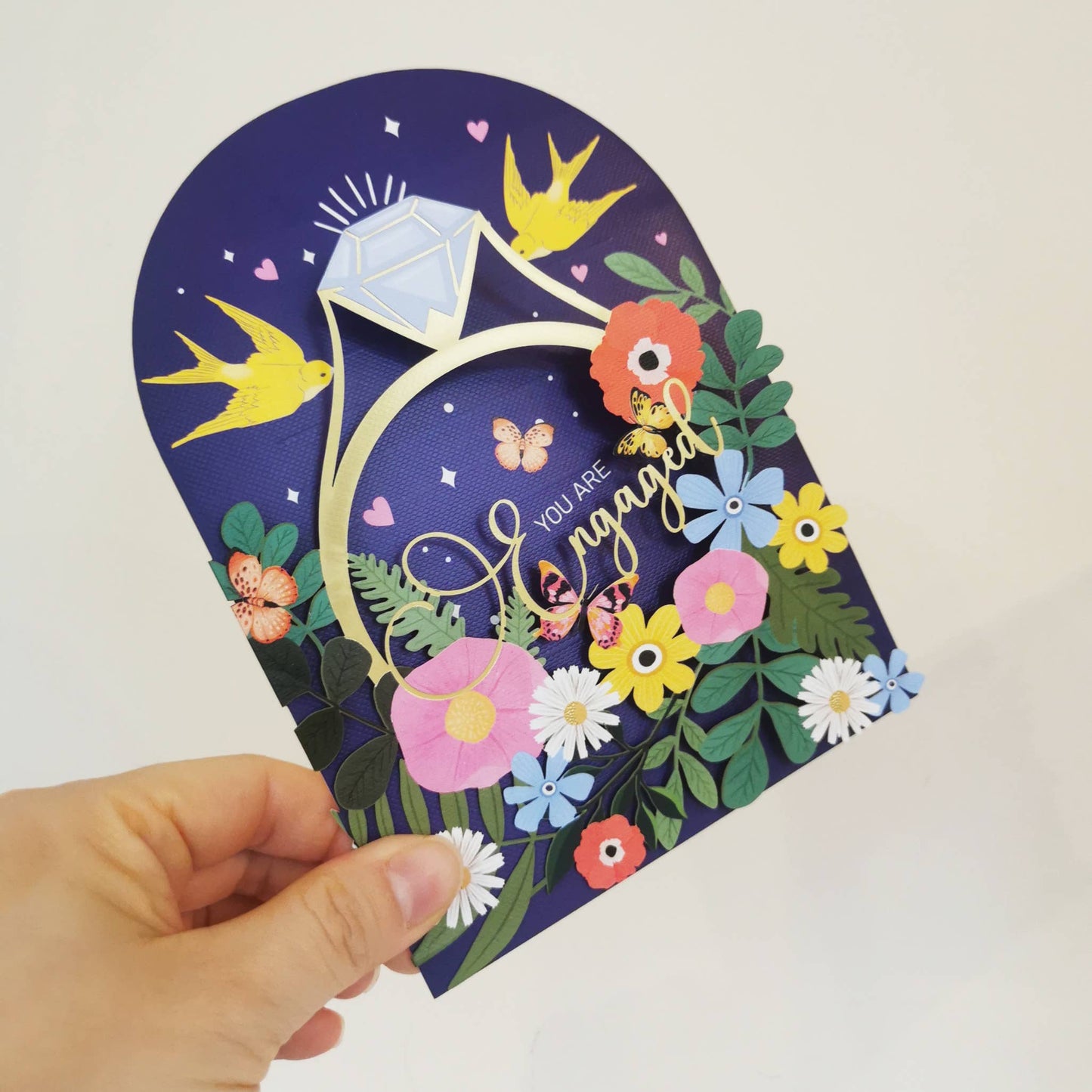 Original paper cut card - AL262