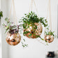 Disco Ball Hanging Planter - Rose Gold (4in)