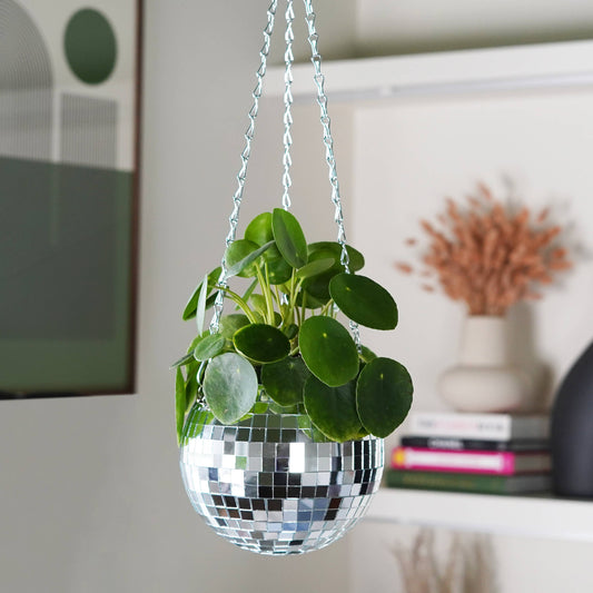 Disco Ball Hanging Planter (6in)