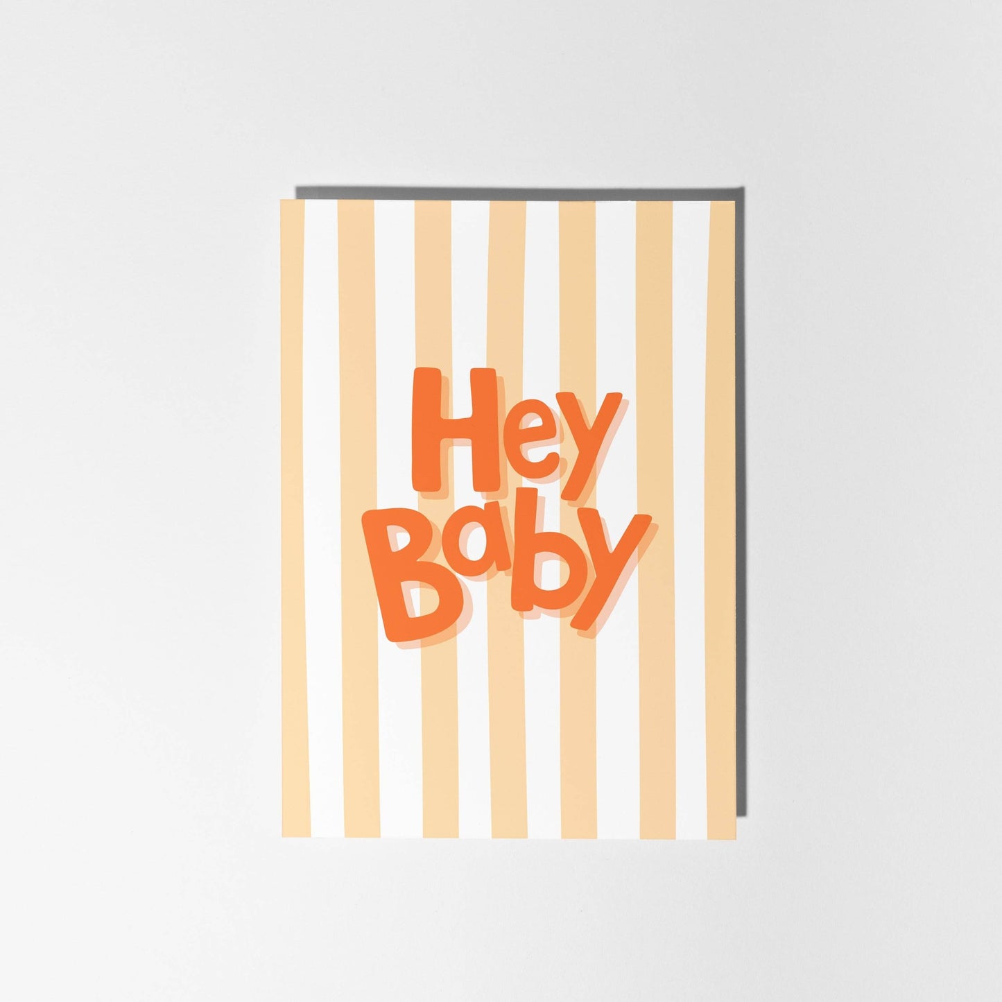 Hey Baby New Baby Card