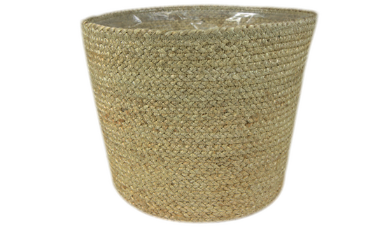 Bergen Jute Natural Lined Basket