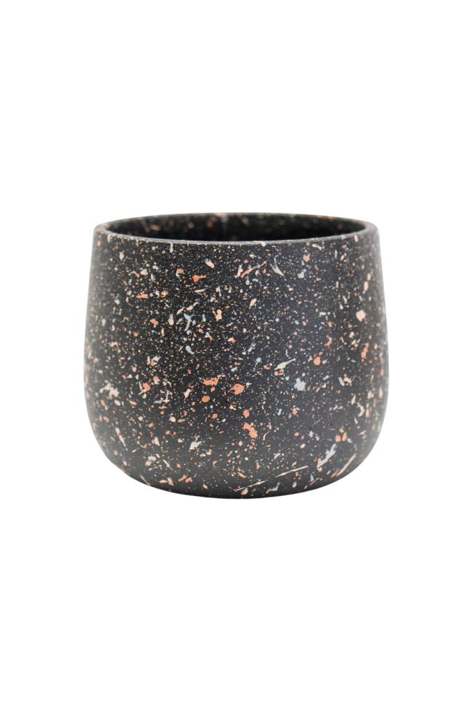 Pot Alfie Terrazzo Black