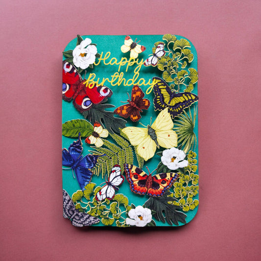 Original paper cut card - AL220
