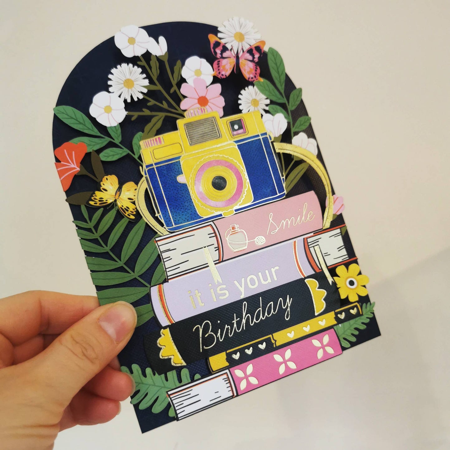 Original paper cut card - AL254