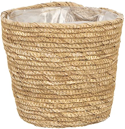 Seagrass Straw Natural Pot Basket
