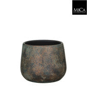 Clemente pot round copper - h20xd25,5cm