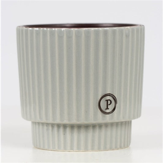 Ceramic Pot Ivy Grey