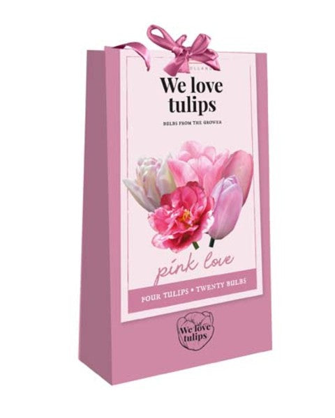 Tulip Bulbs - Flower Bag Pink Love
