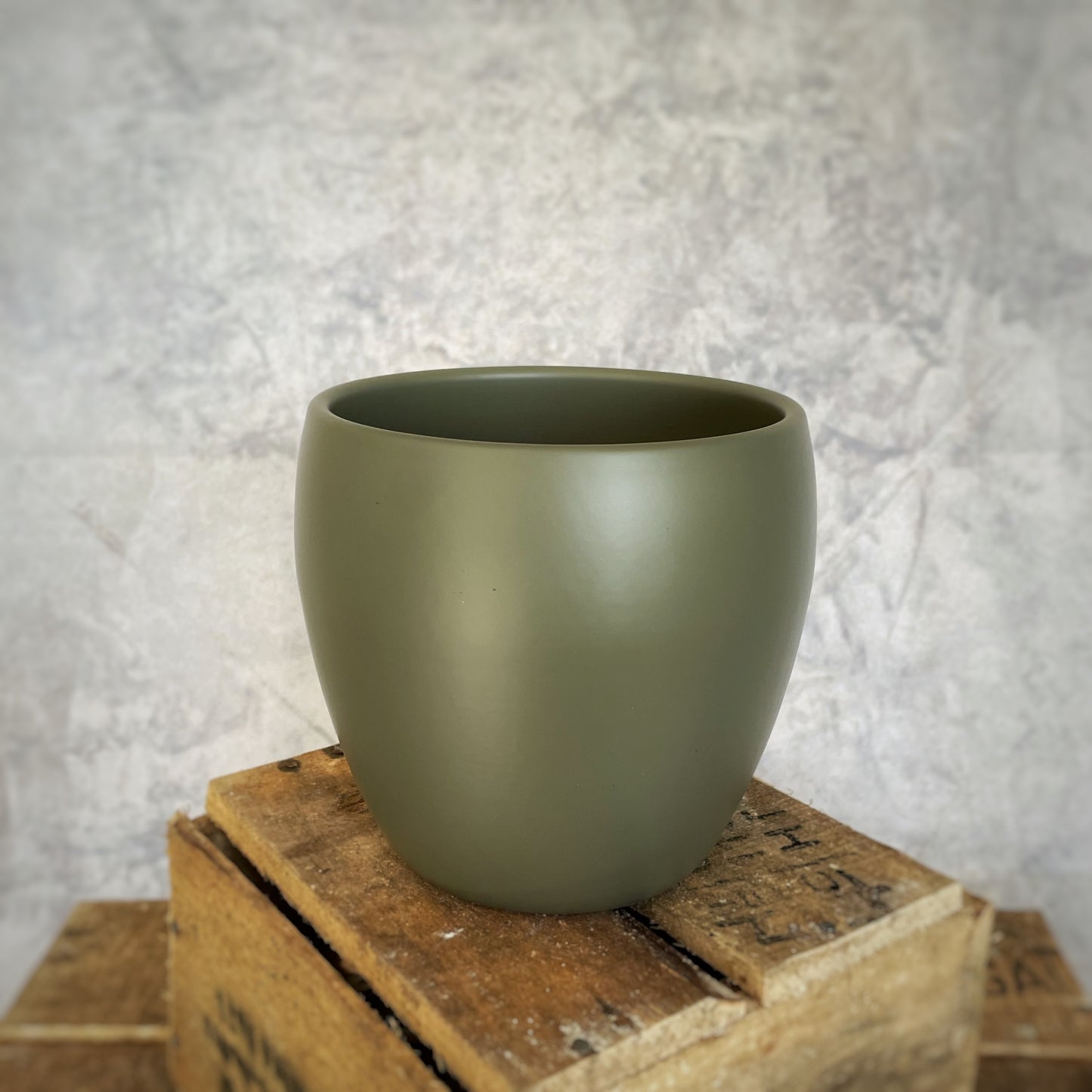 Pot Vinci Green 14x13cm