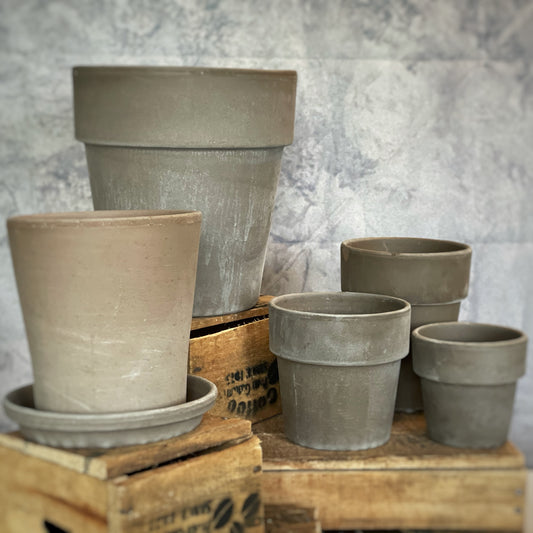 Pot Terracotta Grey